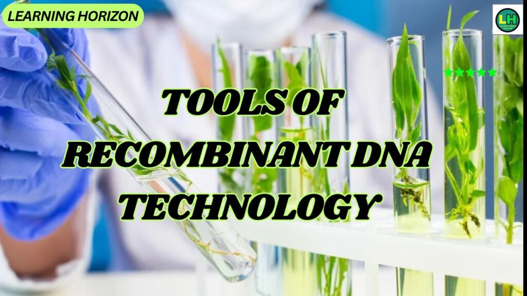 Tools of Recombinant DNA Technology