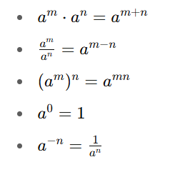 Laws of Exponents for Real Numbers