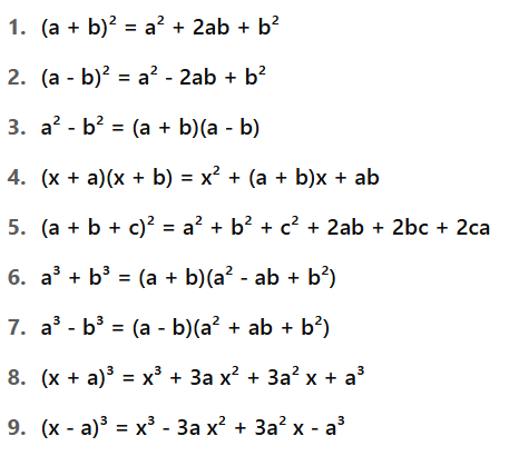 Standard Algebraic Identities