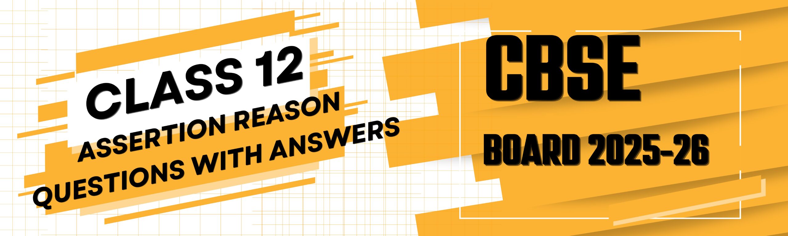 Assertion Reason Questions with Answers | Class 12 physics Important Practice for Board Exams