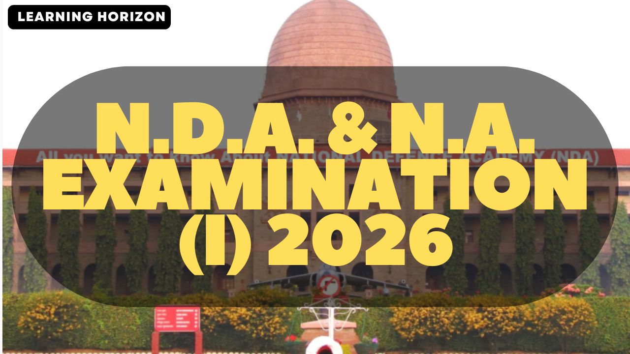 N.D.A. & N.A. Examination (I) 2026