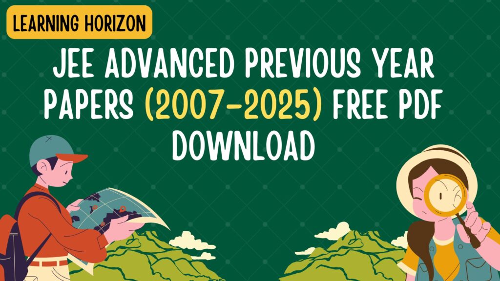 JEE Advanced Previous Year Papers