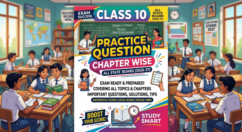 Class 10 All Subjects Chapter-wise Question Practice Paper 2026-27