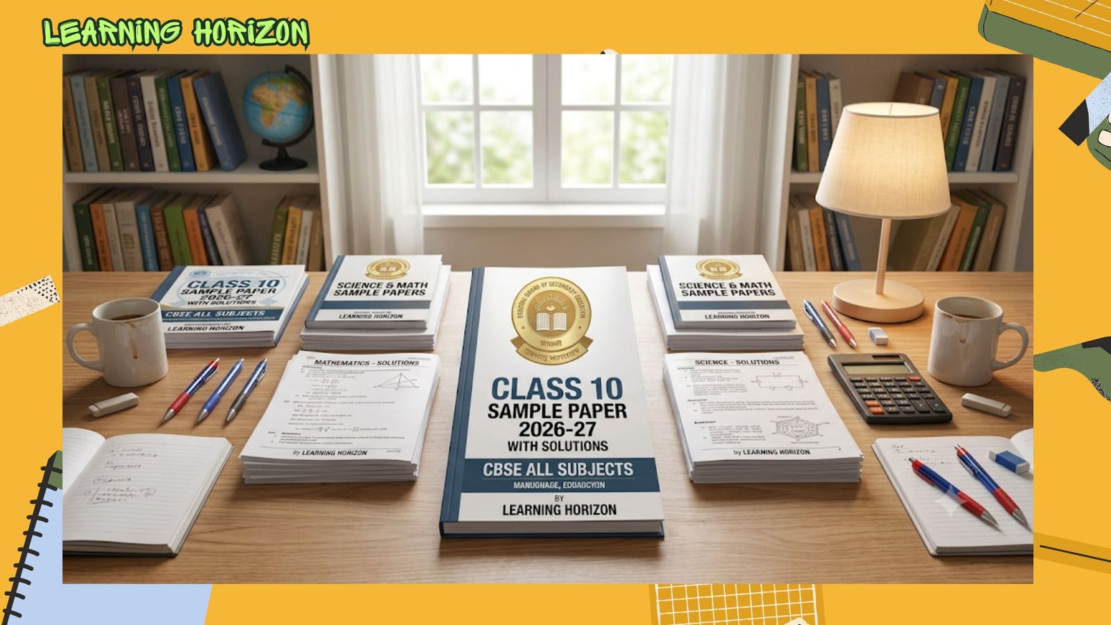 Class 10 Sample Paper 2026-27 with Solutions | CBSE All Subjects